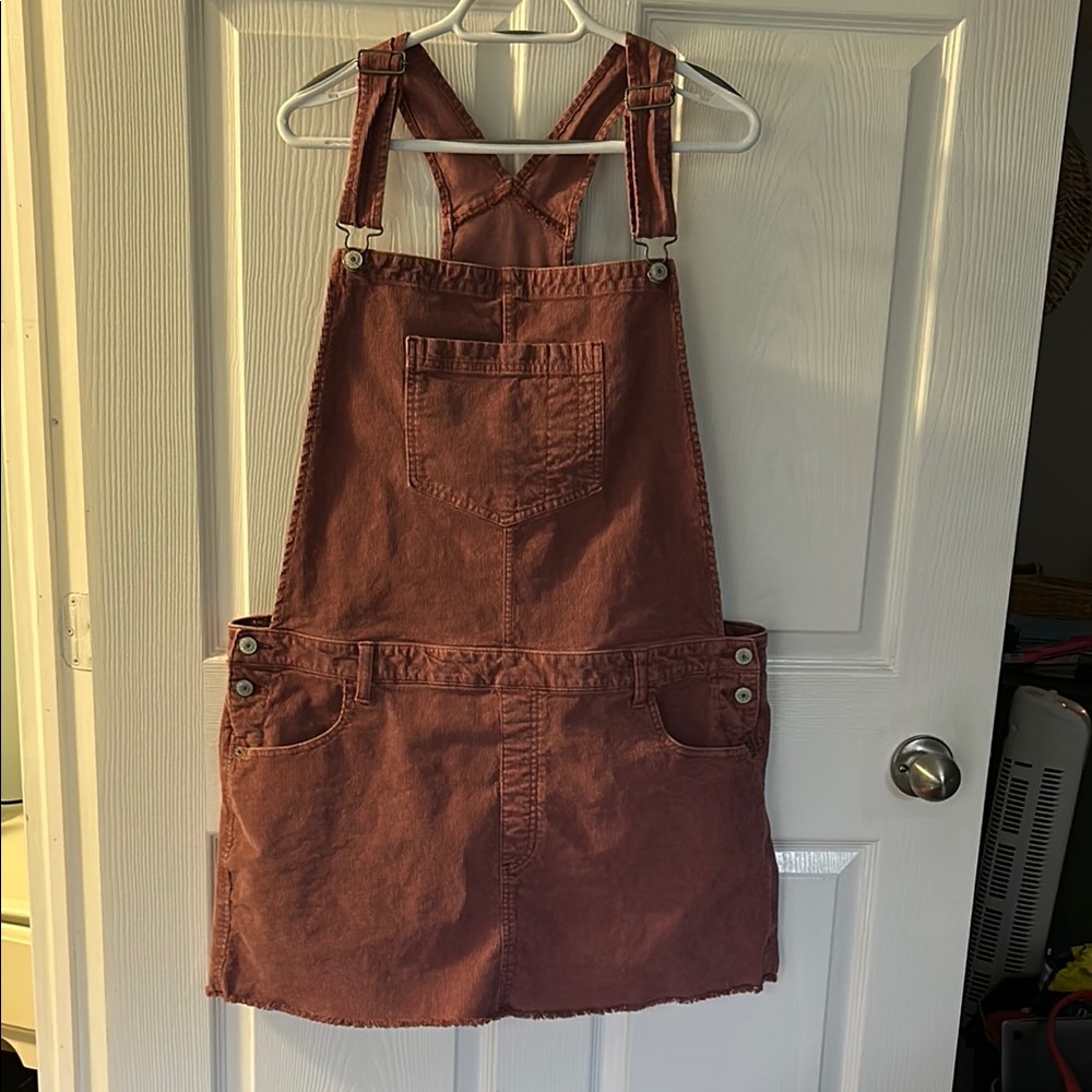 American Eagle Corduroy Overall Dress